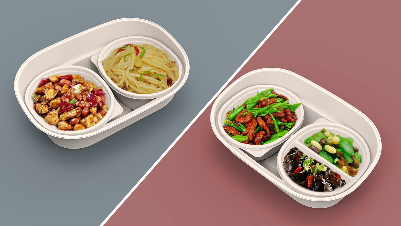Lunch box，Takeout lunch box，Small dish，
