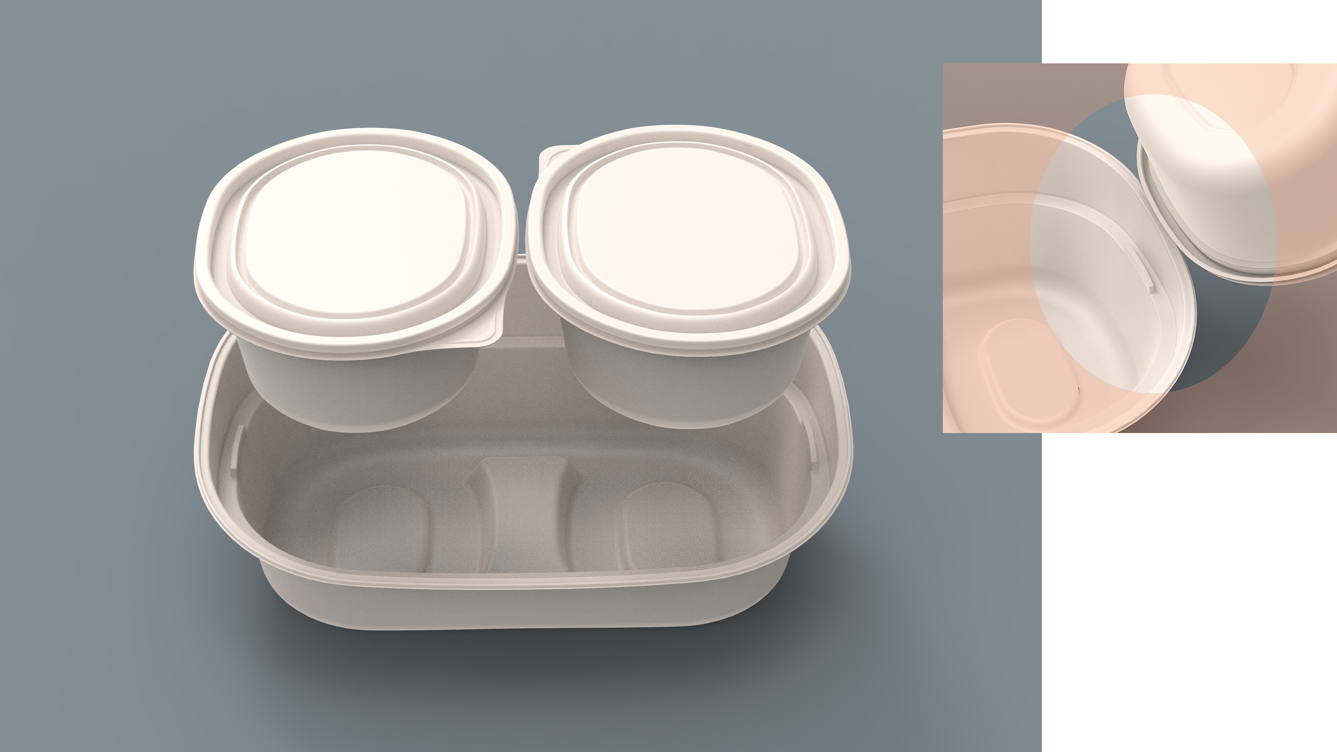 Lunch box，Takeout lunch box，Small dish，