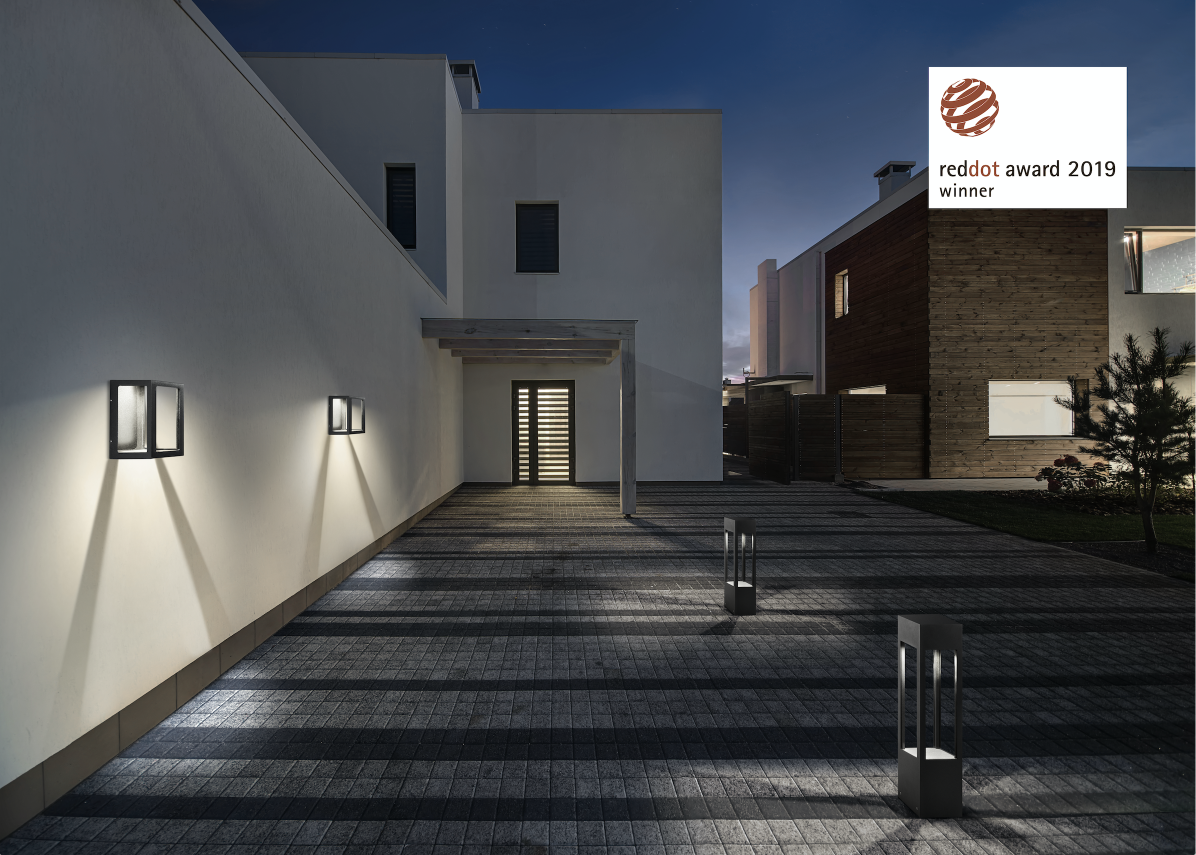 2019 red dot product design award，lamp，Outdoor lighting，The design of the L，LANTERN Collection，