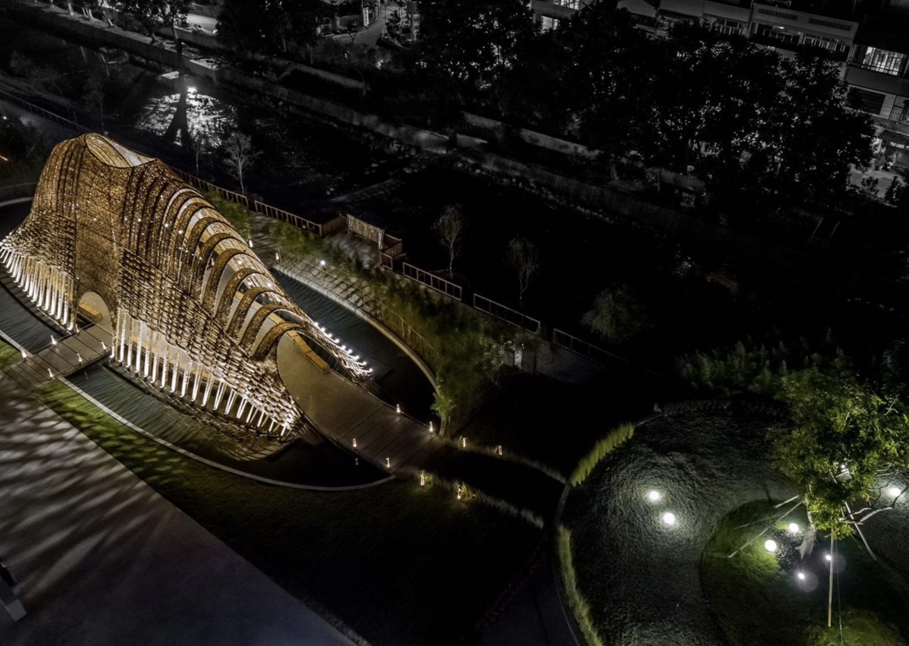 2019 red dot product design award，outdoors，Bamboo Pavilion，Bamboo Pavilion，