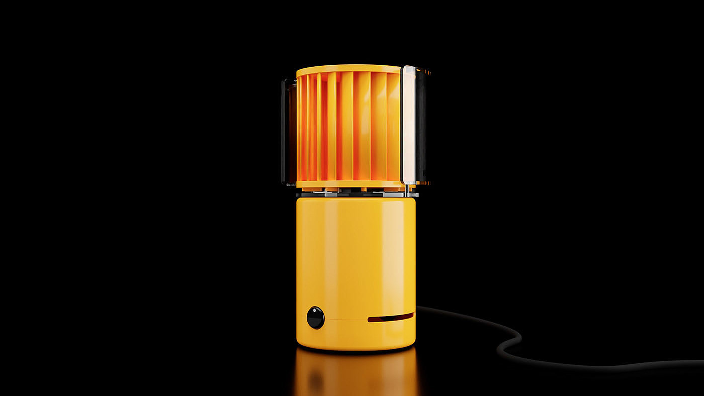 Digital analog，HL70 Desk Fan，3D modeling，