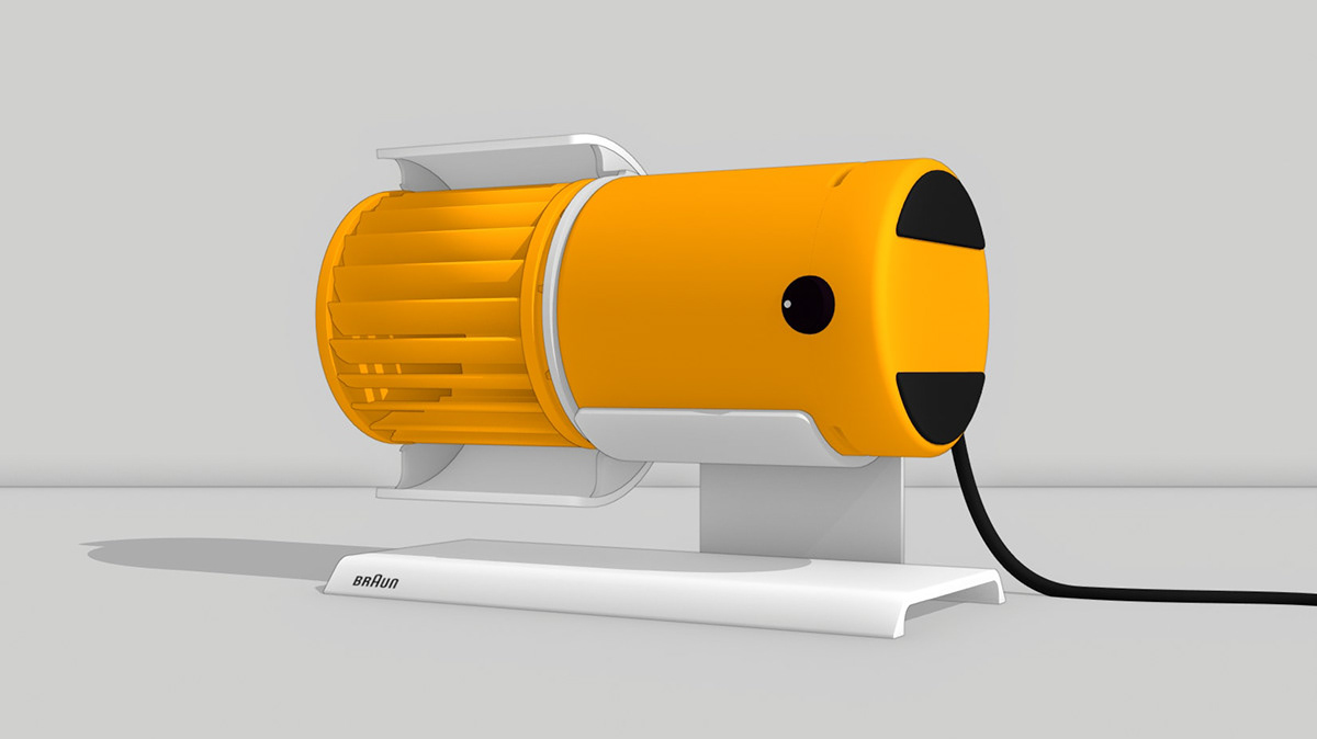 Digital analog，HL70 Desk Fan，3D modeling，