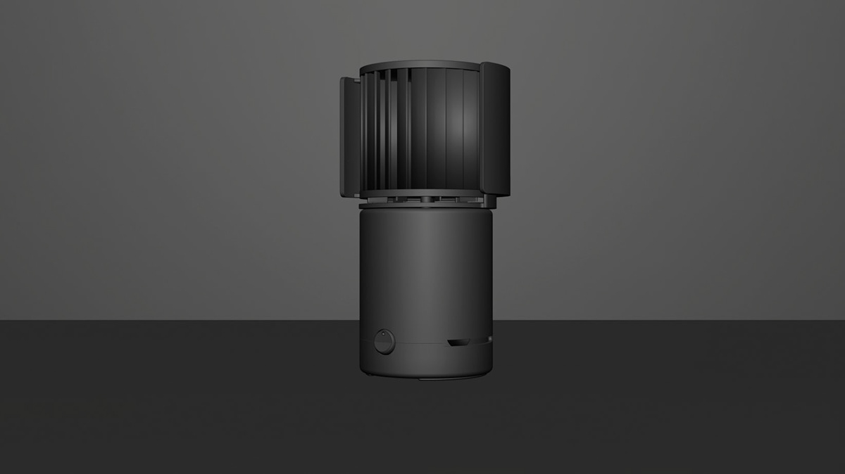 Digital analog，HL70 Desk Fan，3D modeling，