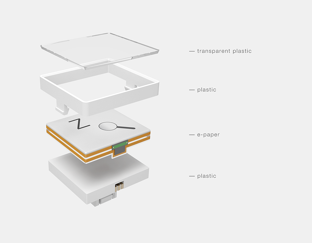 Electronic ink，wireless keyboard，Horizontal，