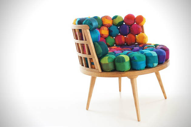 Home Furnishing，furniture，chair，fabric art，originality，Dazzle color，