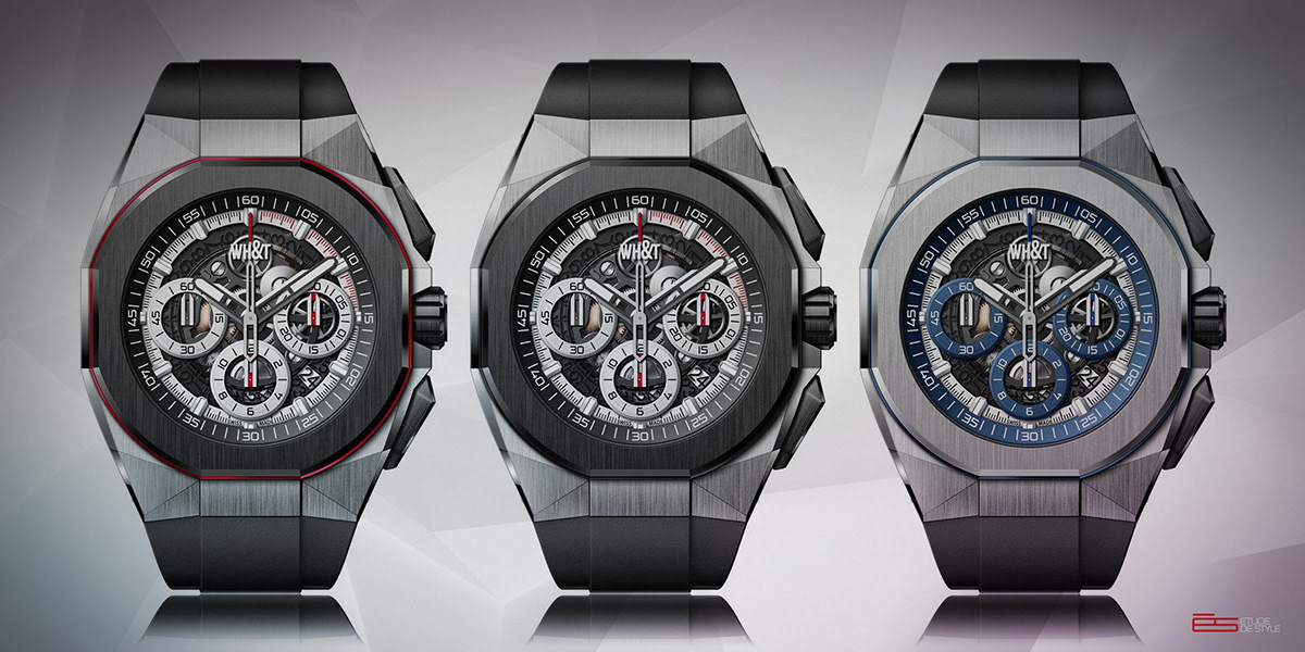 Hand drawn，Wrist watch，ps，later stage，