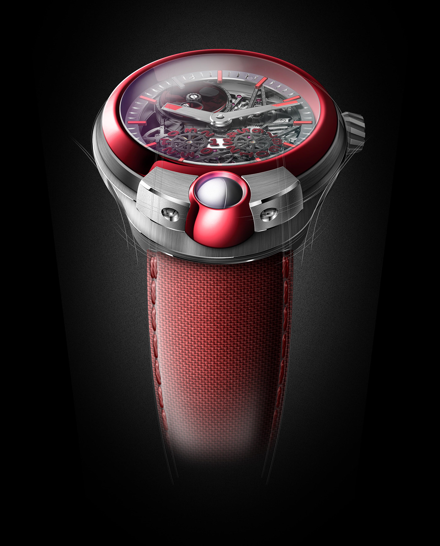 Hand drawn，Wrist watch，ps，later stage，