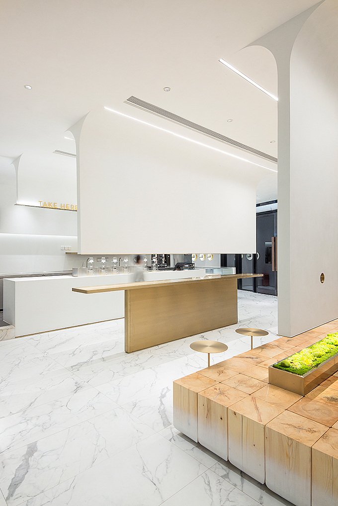 HEYTEA，Milk tea shop，Modern fashion，Bright and bright，Youth fashion，Bamboo，bionics，