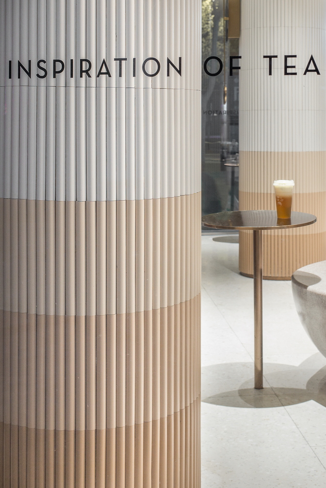 HEYTEA，Milk tea shop，Modern fashion，Bright and bright，Youth fashion，Bamboo，bionics，