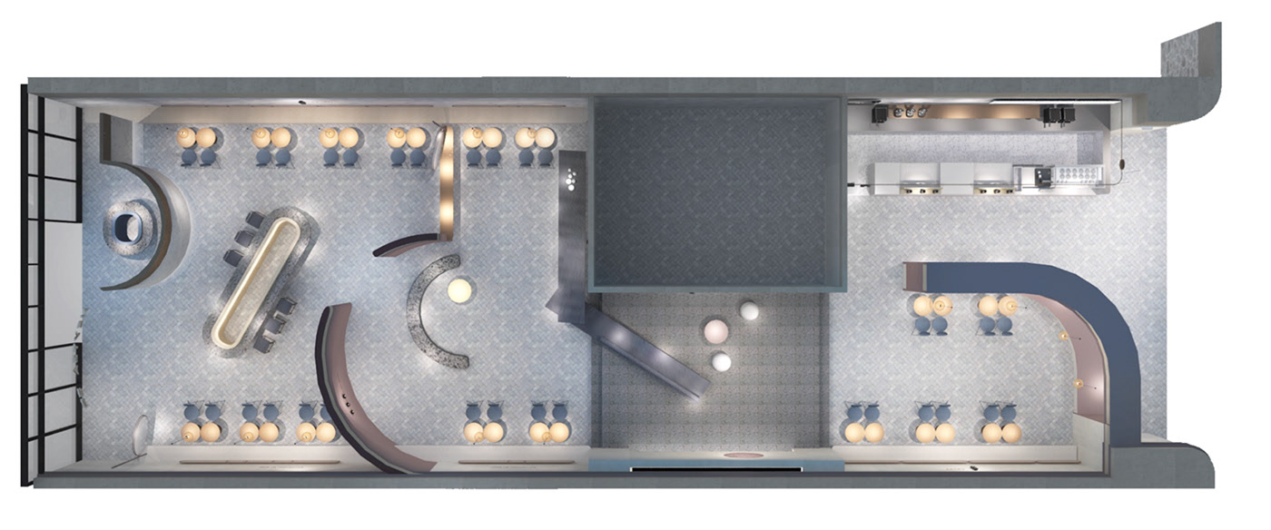 HEYTEA，Milk tea shop，Modern fashion，Bright and bright，Youth fashion，Bamboo，bionics，