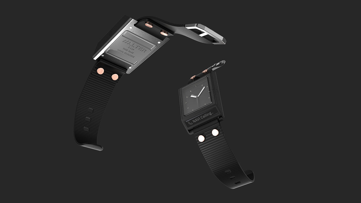 WALTER，Wrist watch，black，