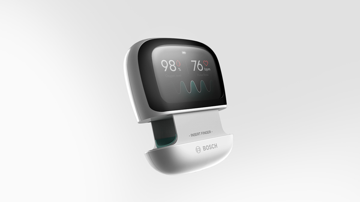 white，Pulse oximeter，Kenkō，