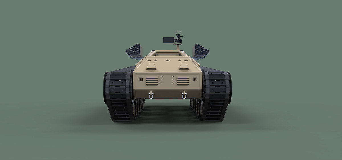 3D modeling，Tank，Ripsaw EV-1，