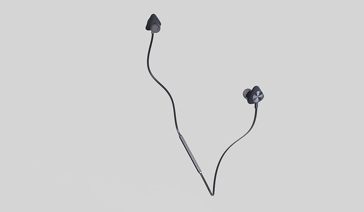 v，headset，black，