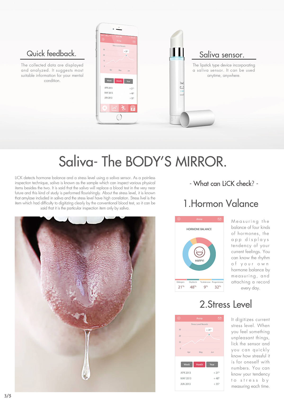 Intelligent estrogen detection instrument，white，LiCK，endocrine，Health products，