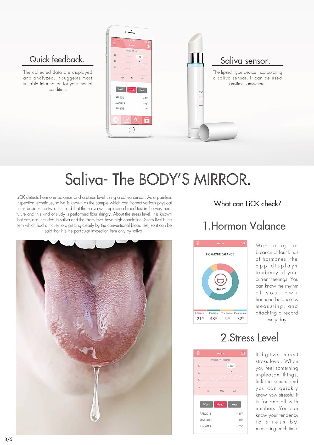 Intelligent estrogen detection instrument，white，LiCK，endocrine，Health products，