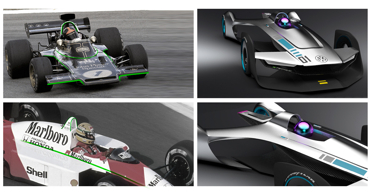 conceptual design，Automobile design，Volkswagen，