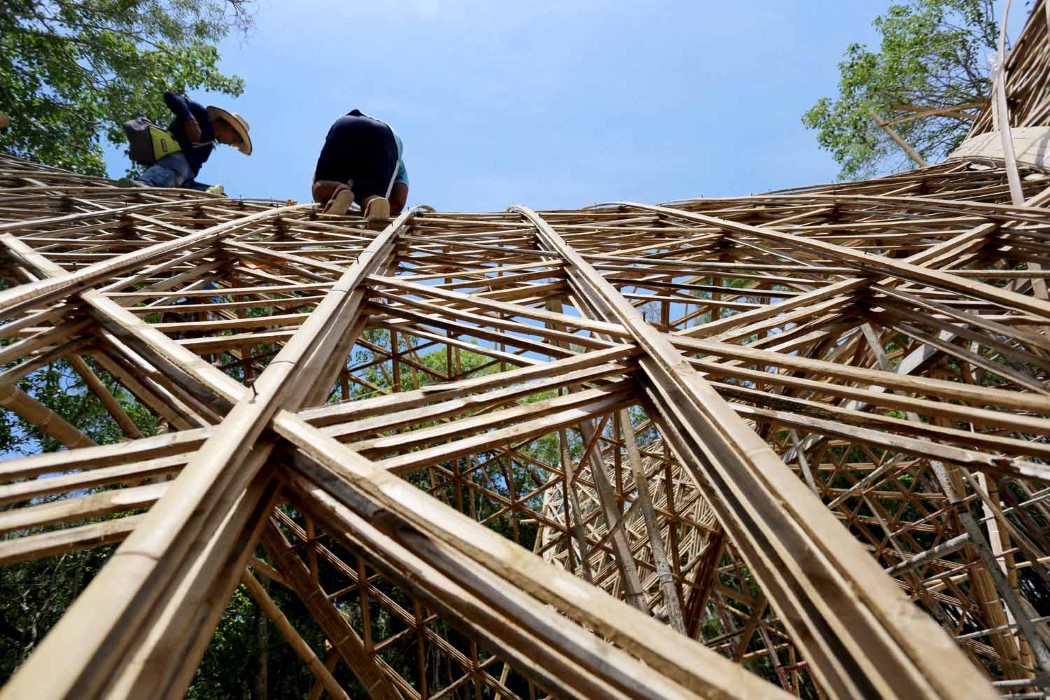 Bamboo，Sustainability，Architecture，temple，