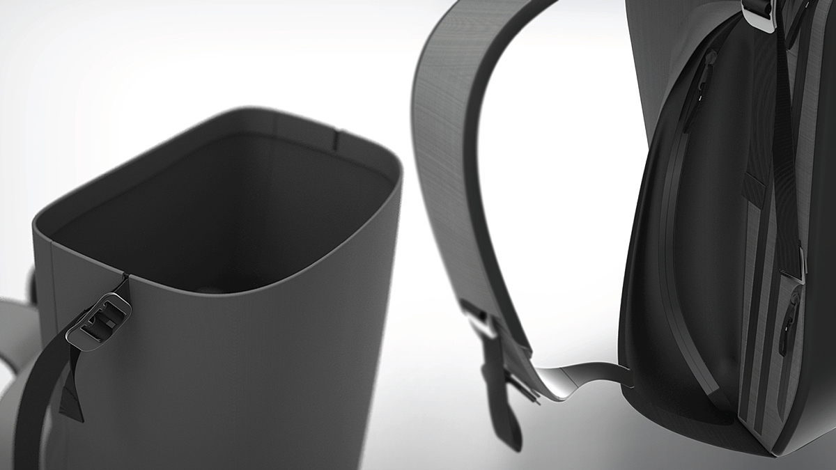 knapsack，industrial design，product design，originality，outdoors，