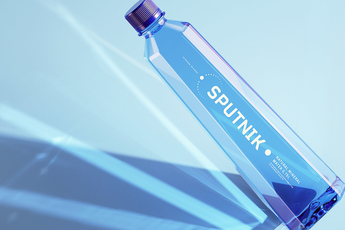 packing design，mineral water，Sputnik water，