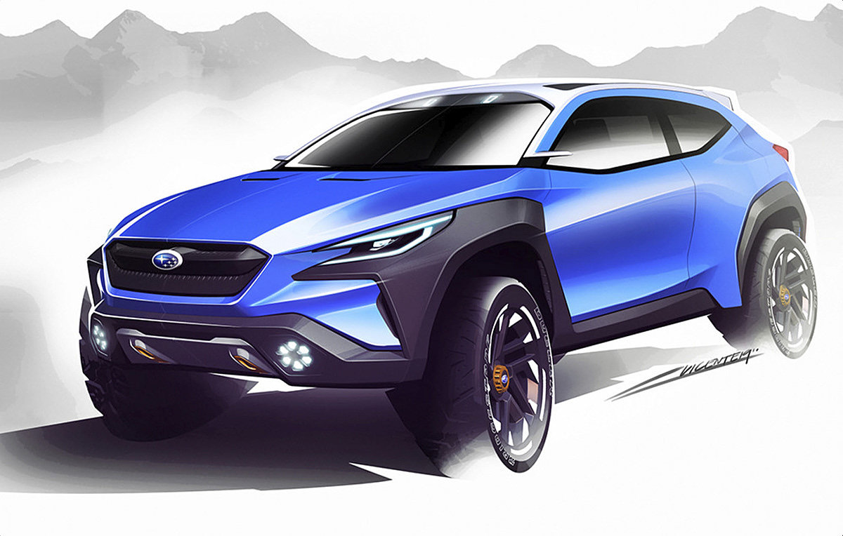 Geneva，Auto Show，SUBARU，vehicle，vehicle，Hand drawn，