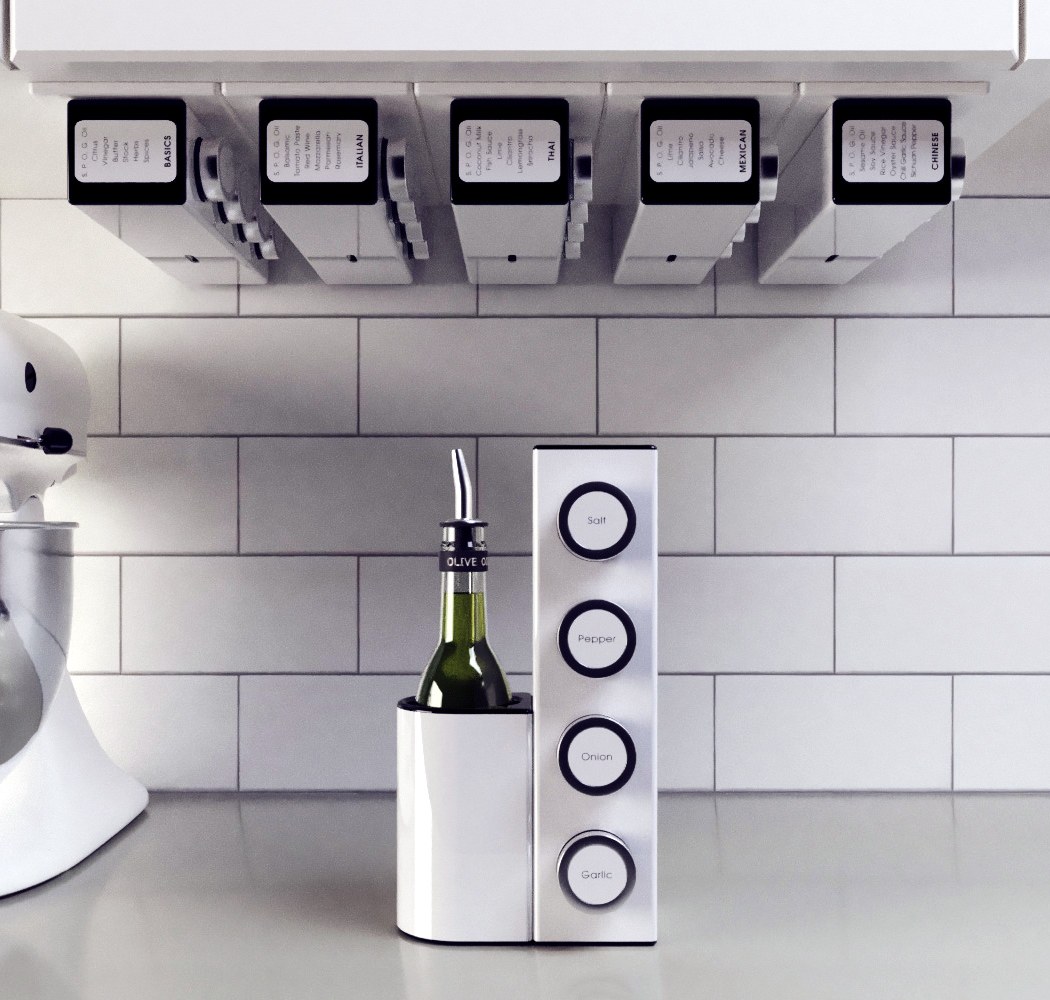 white，Seasoning box，Caddie Captain，