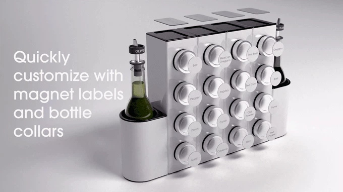 white，Seasoning box，Caddie Captain，