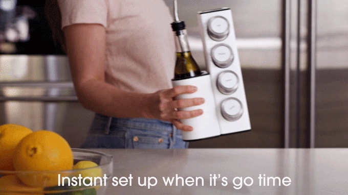 white，Seasoning box，Caddie Captain，