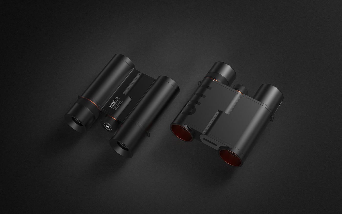 Black simplicity，accurate，product design，telescope，