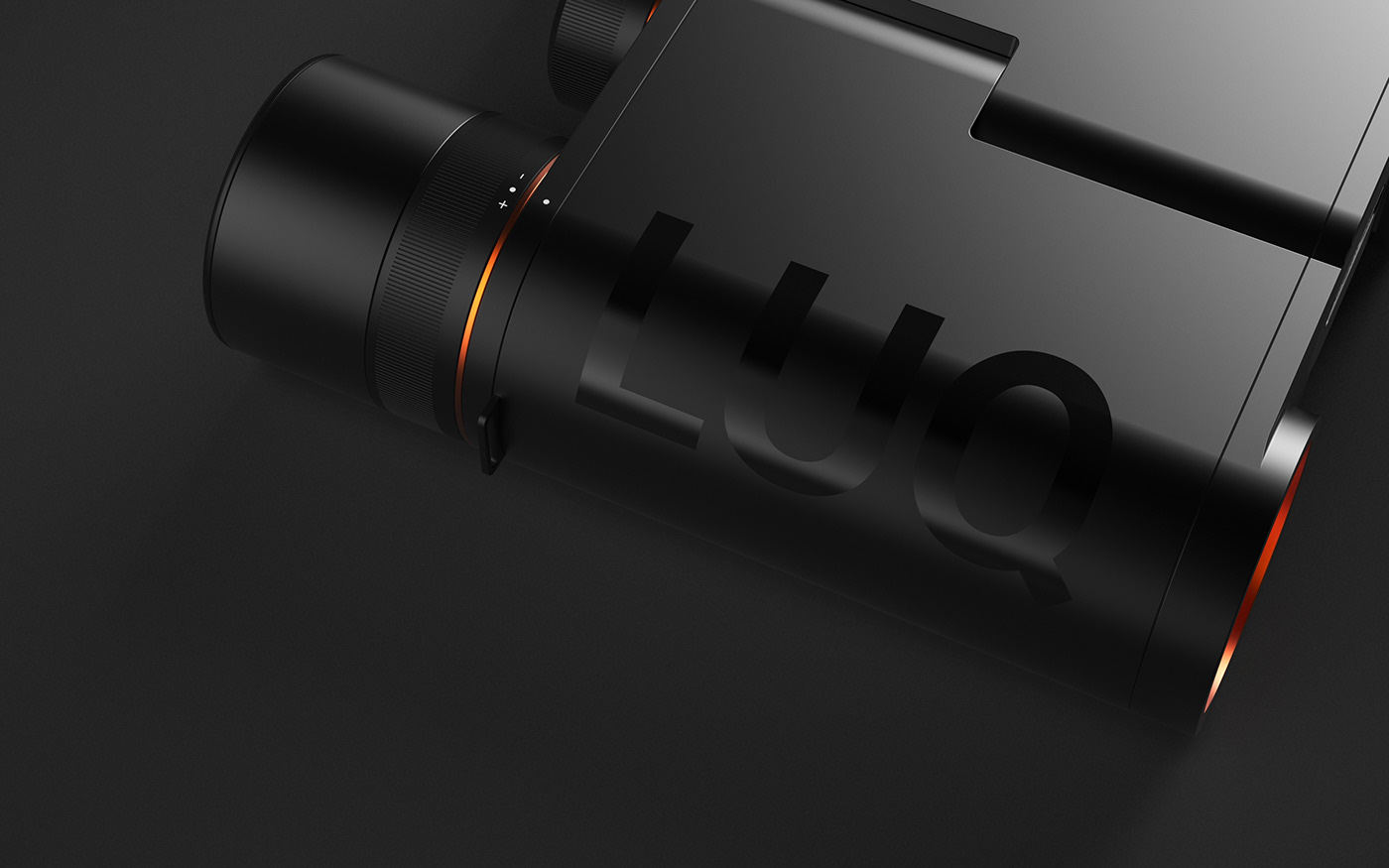 Black simplicity，accurate，product design，telescope，