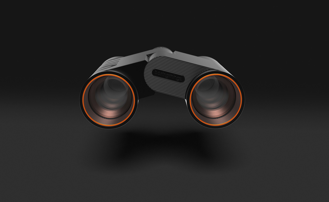 Black simplicity，accurate，product design，telescope，