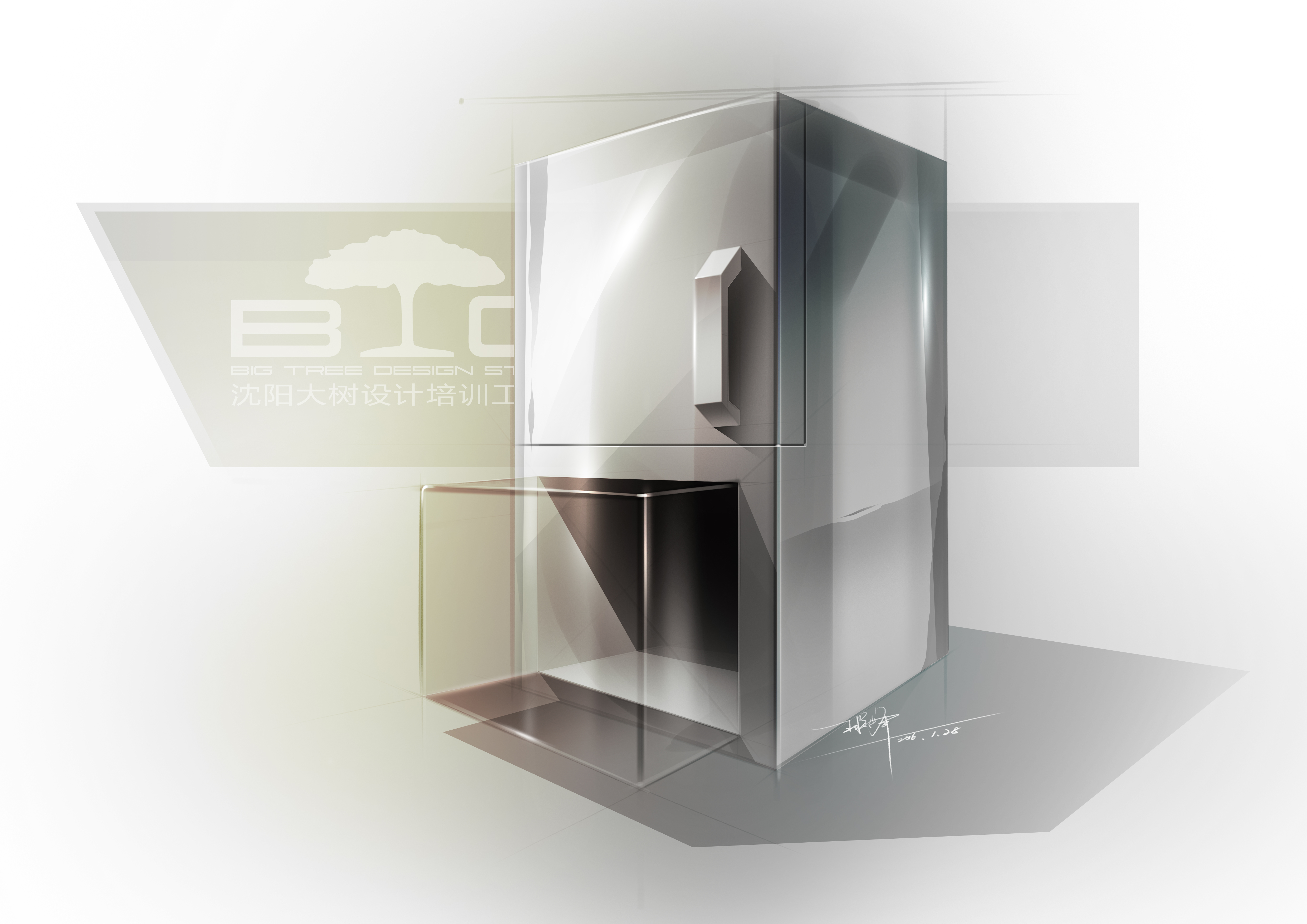 Hand drawn products，Photoshop hand drawn，Hand drawn industrial design，photoshop，electronic product，Industrial hand drawing，ID hand drawn，