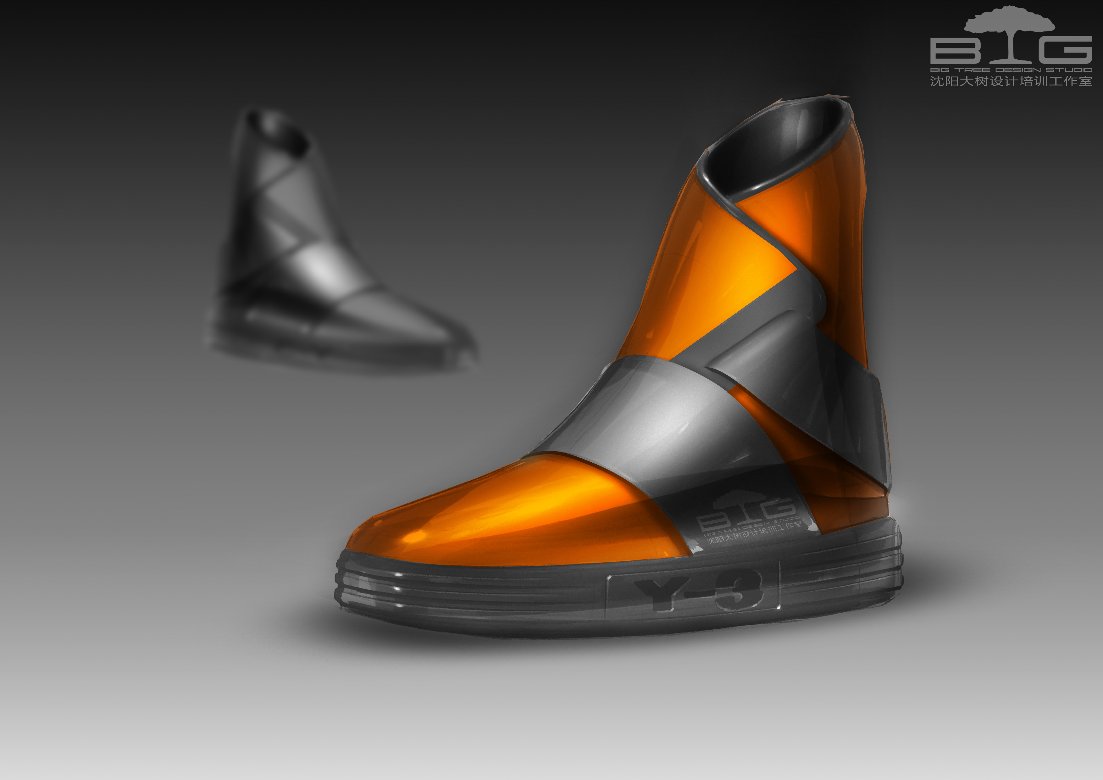 Hand drawn products，Hand drawn Photoshop products，PS hand drawn，sneakers，Basketball shoes，Running shoes，Hand drawn industrial design，