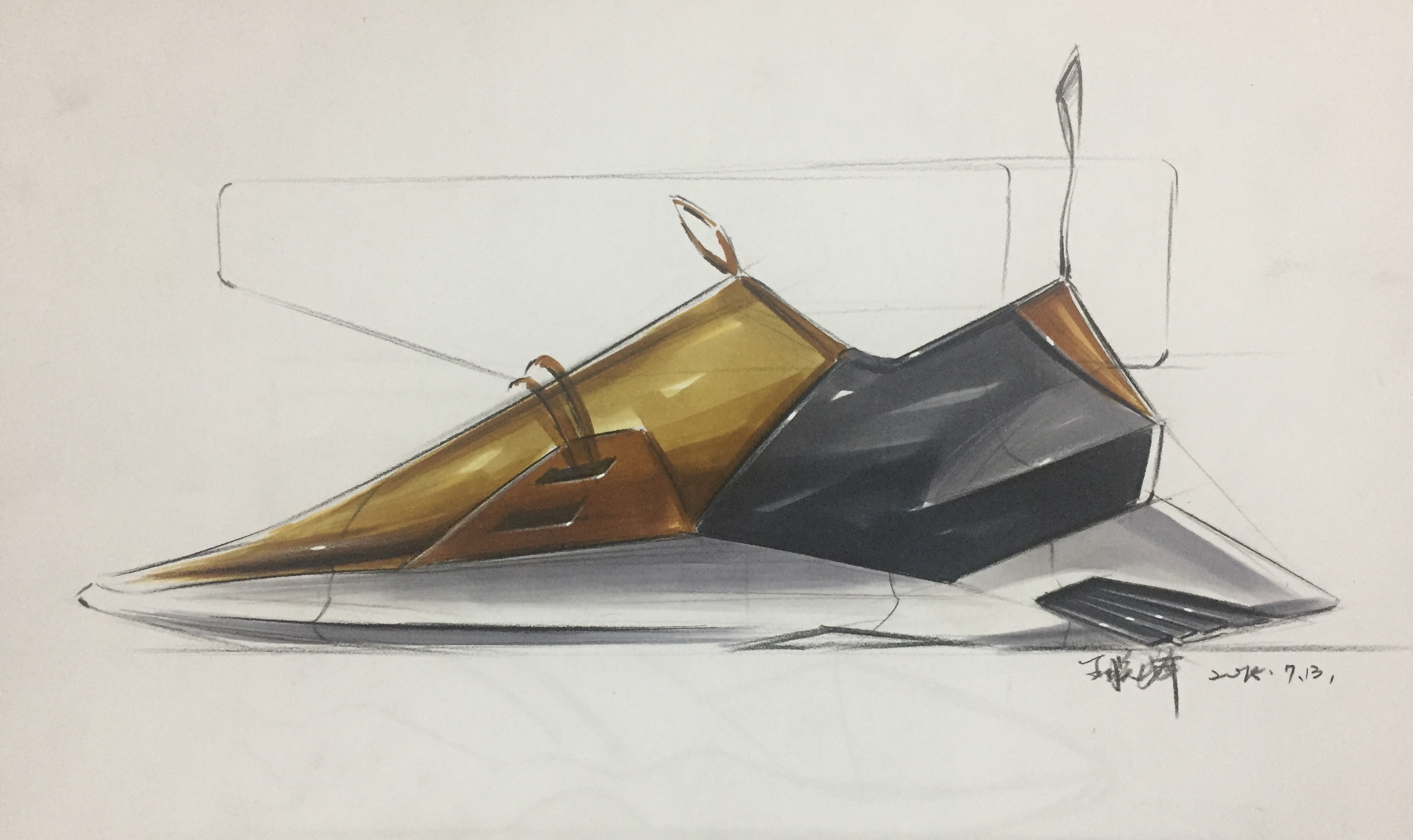 Hand drawn products，Hand drawn Photoshop products，PS hand drawn，sneakers，Basketball shoes，Running shoes，Hand drawn industrial design，