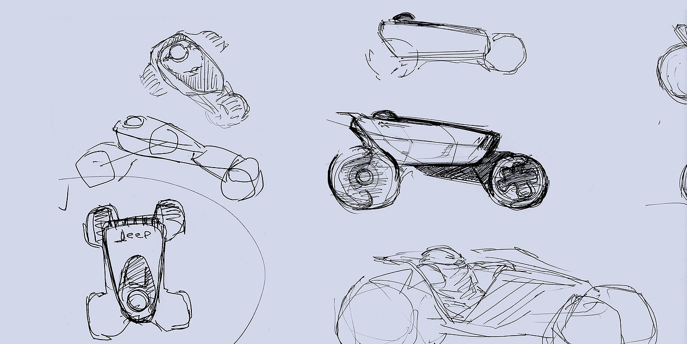 design sketch，automobile，TONI SAMSONI，