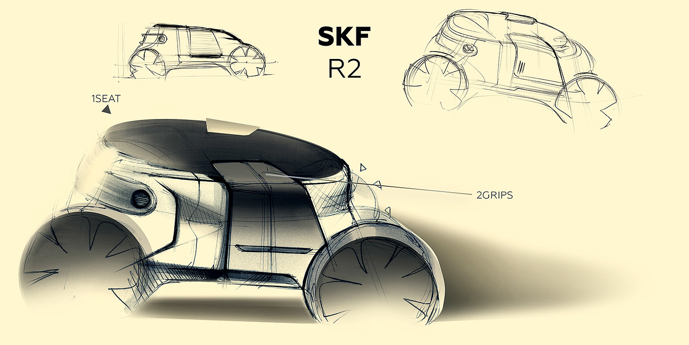 design sketch，automobile，TONI SAMSONI，