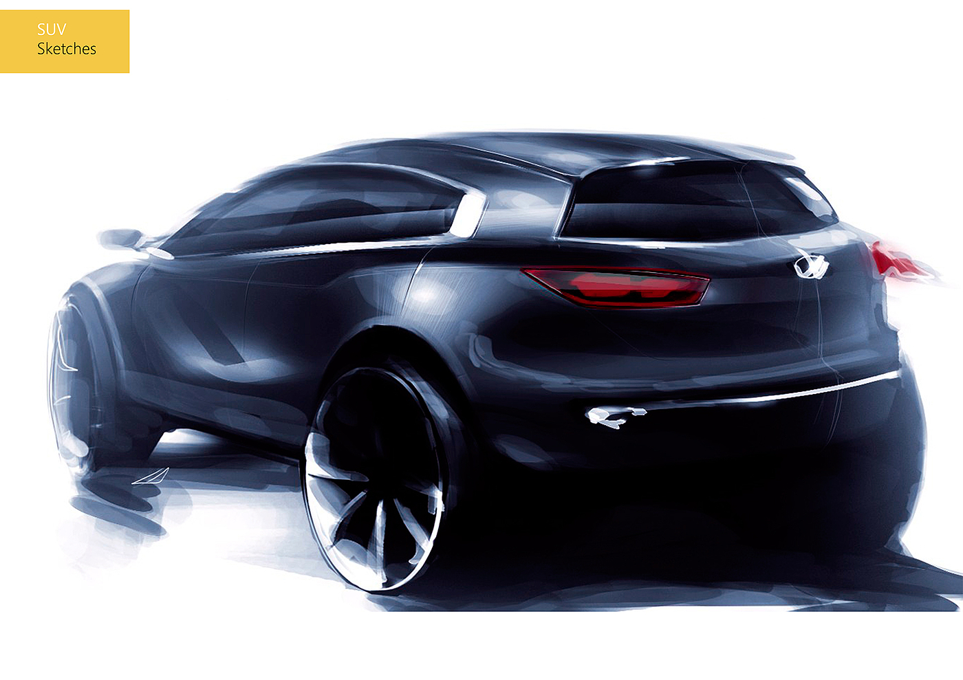 design sketch，automobile，TONI SAMSONI，