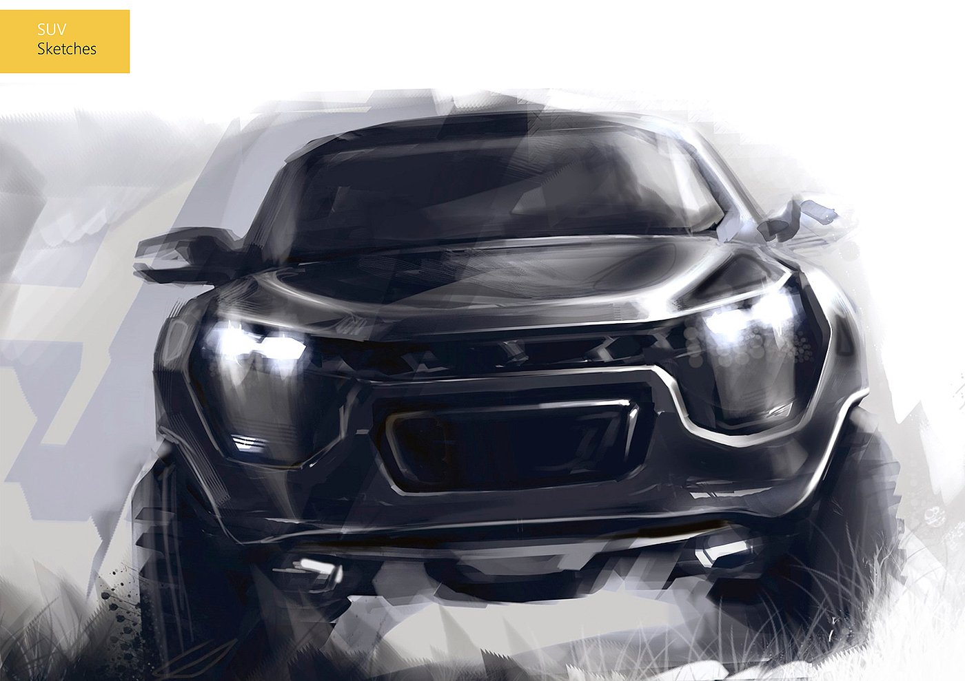 design sketch，automobile，TONI SAMSONI，