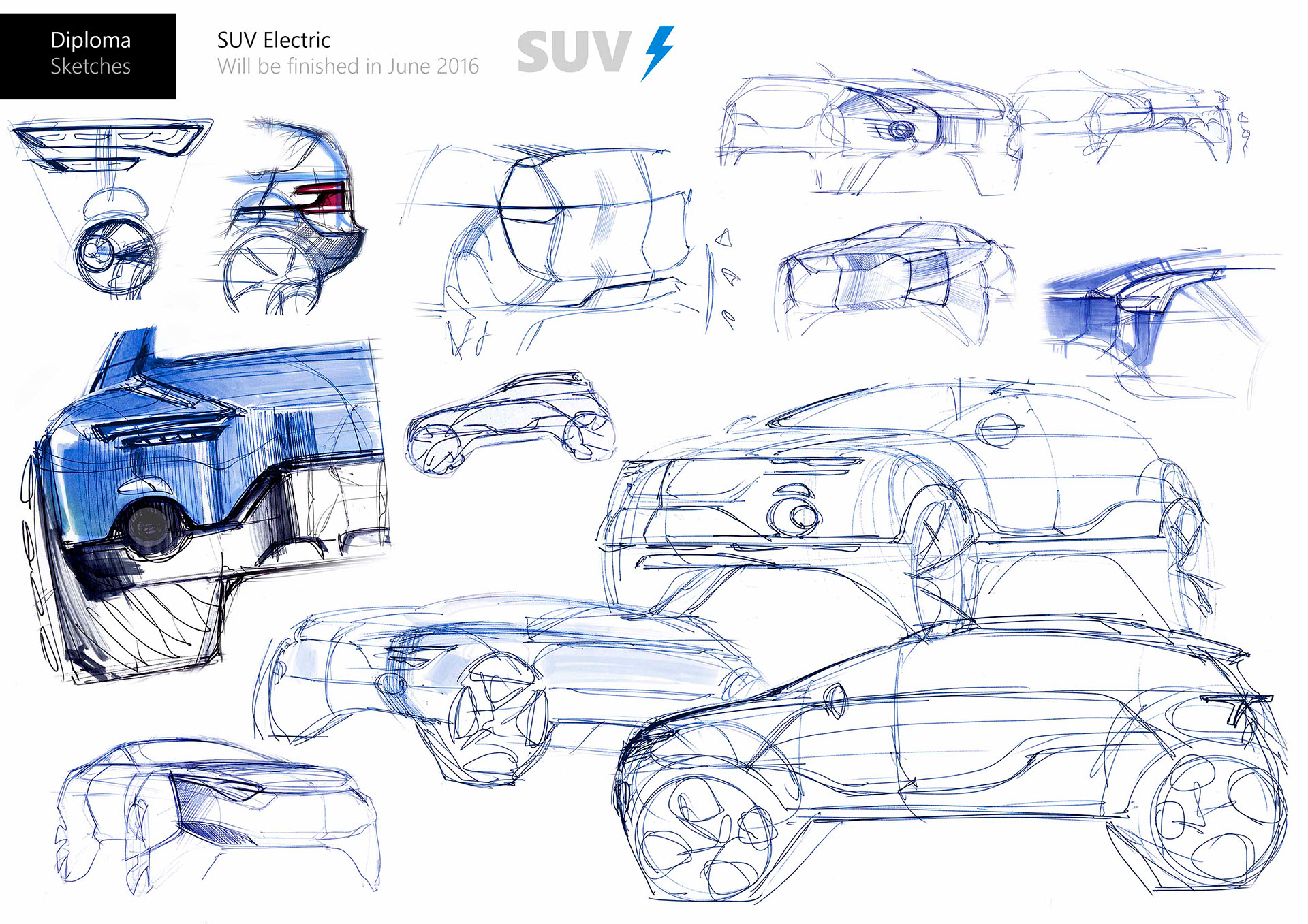 design sketch，automobile，TONI SAMSONI，