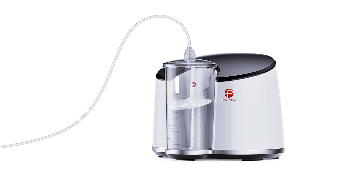 Penumbra，Clearing device，Blood clot，cgi，