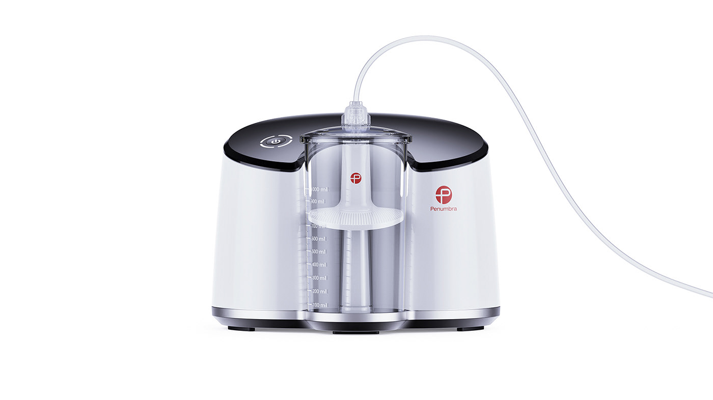 Penumbra，Clearing device，Blood clot，cgi，