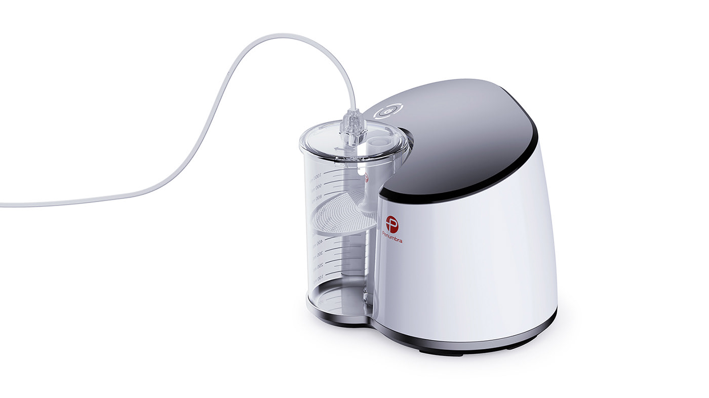 Penumbra，Clearing device，Blood clot，cgi，