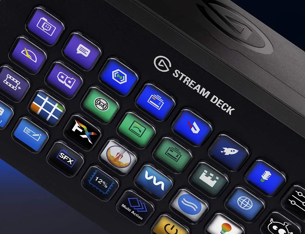 实时，控制器，Elgato Stream Deck X，