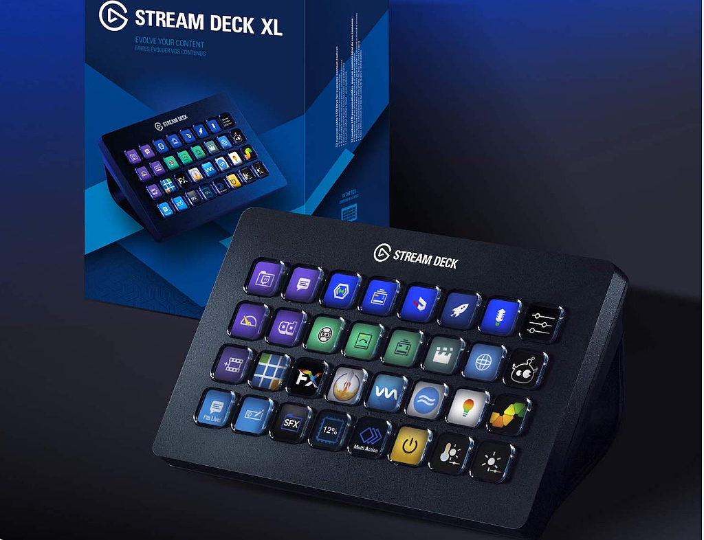 实时，控制器，Elgato Stream Deck X，