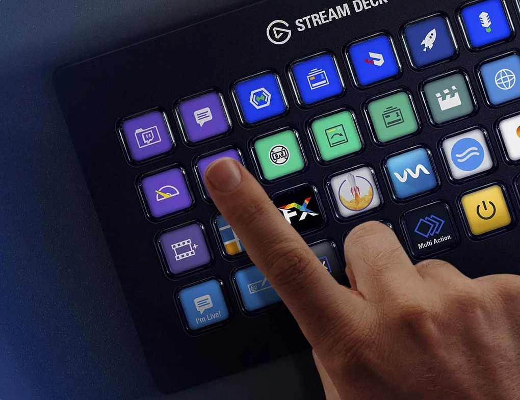 实时，控制器，Elgato Stream Deck X，