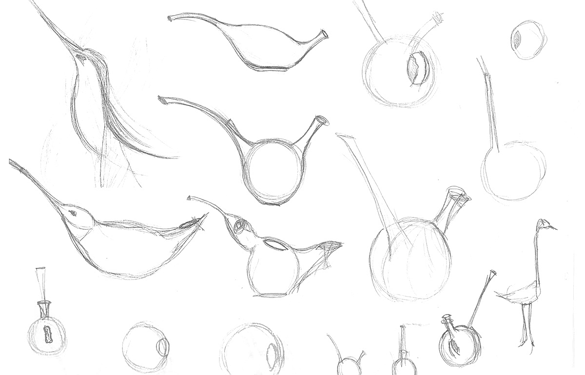 hummingbirds，kettle，pot ，Long mouth kettle，