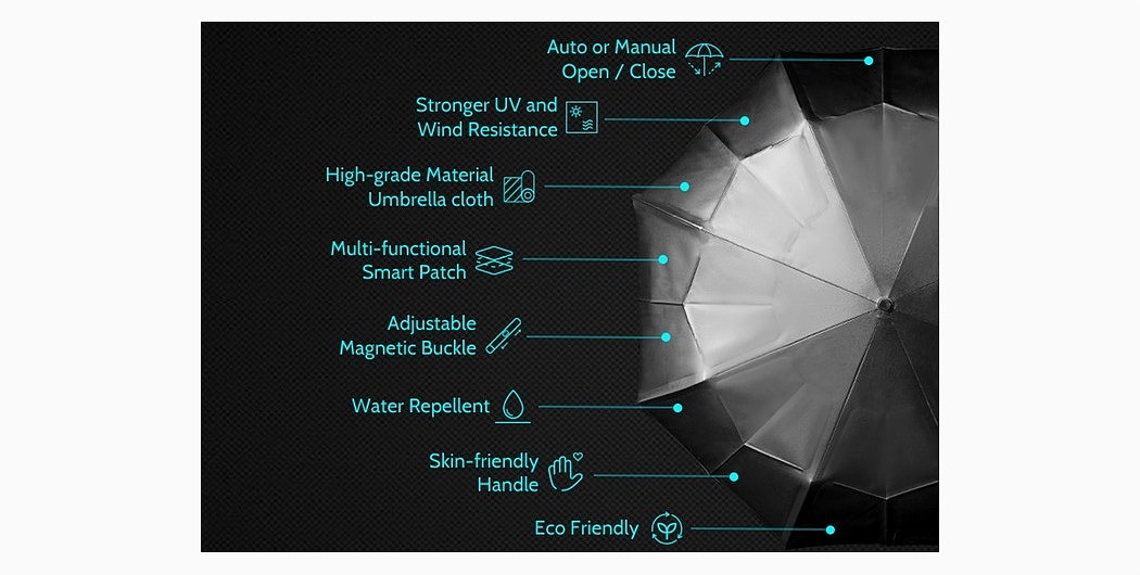 black，umbrella，Target umbrella，