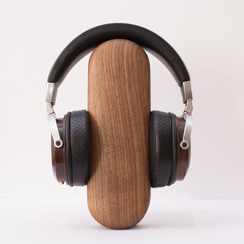 original，Ranga woodwork，Black walnut imported from North America，Earphone bracket，Ten degree earphone bracket，Earphone bracket，