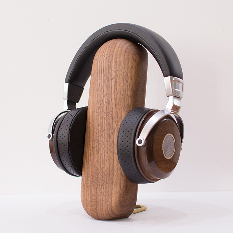 original，Ranga woodwork，Black walnut imported from North America，Earphone bracket，Ten degree earphone bracket，Earphone bracket，