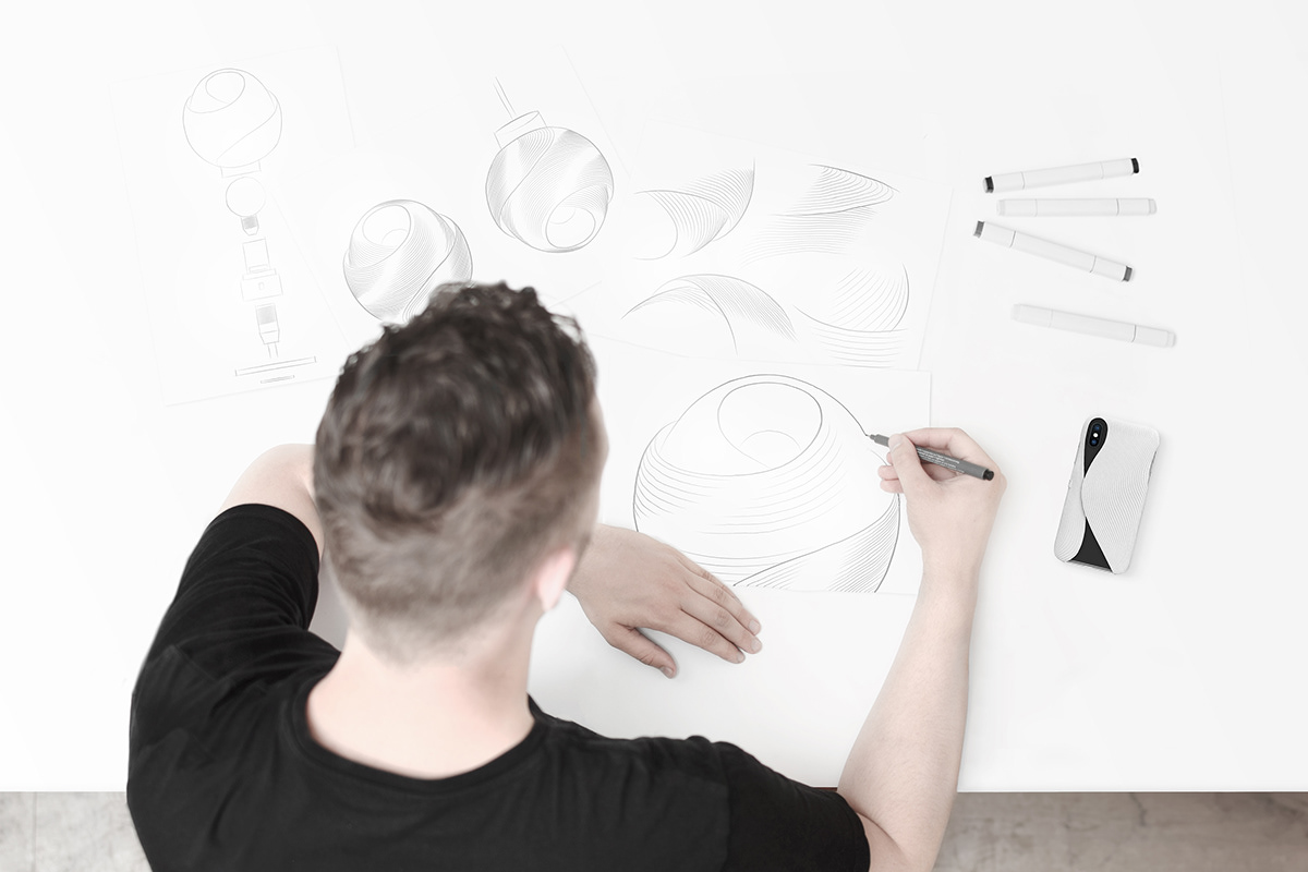 black，industrial design，Desk lamp，Folding lamp，a chandelier，